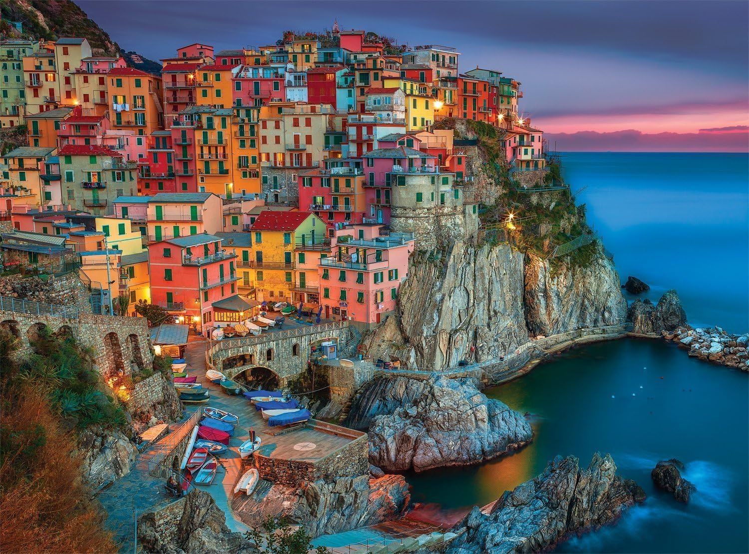 - Peter Stewart - Cinque Terre - 1000 Piece Jigsaw Puzzle For Adults - Challenging Puzzle Perfect for Game Nights - Finished Size is 26.75 x 19.75